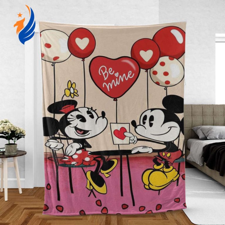 Mickey and Minnie Love  Sherpa Fleece Quilt Blanket BL1733 - Blanket Home Decor Gift