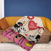 Mickey And Minnie Love Sherpa Fleece Quilt Blanket Bl1733 Blanket Home Decor Gift 8.jpeg - demo10