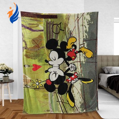 Mickey and Minnie  Sherpa Fleece Quilt Blanket BL1748 - Blanket Home Decor Gift