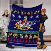 Mickey Christmas Blanket Amazing Gift Idea Blanket Home Decor Gift 1.jpeg - demo10