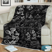 Mickey Disney Comics Christmas Ver 2s Lover Sherpa Fleece Quilt Blanket Bl1430 Blanket Home Decor Gift 4.gif - demo10