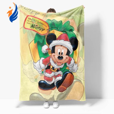Mickey Minnie Mouse Cosplay Flannel Fleece Blanket Quilt Wrap Blankets - Blanket Home Decor Gift