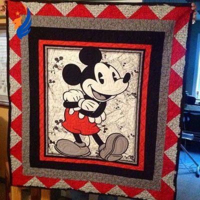 Mickey Mouse 3D Quilt Blanket Unique and Cozy - Blanket Home Decor Gift