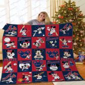 Mickey Mouse Atlanta Braves Quilt Blanket Perfect For Fans Blanket Home Decor Gift 1.jpeg - demo10