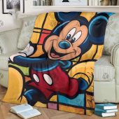 Mickey Mouse Graphic Art Cute And Funny Fleece Blanket Blanket Home Decor Gift 1.jpeg - demo10