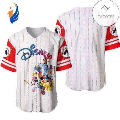 Mickey Mouse Happy Halloween Disney Baseball Jersey Shirt: Spooky Gift for Disney Fans