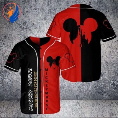 Mickey Mouse Happy Halloween Gift: Disney Baseball Jersey - Spooky Surprise for Disney Fans!