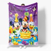 Mickey Mouse Minnie Mouse Flannel Fleece Blanket Throw Cosplay Blanket Blanket Home Decor Gift 1.jpeg - demo10