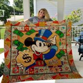 Mickey Mouse Quilt Blanket Mickey Monopoly Fabric Quilt Blanket Blanket Home Decor Gift 1.jpeg - demo10