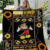 Mickey Mouse Quilt Blanket Mickey Mouse Make Me Happy 3d Quilt Blanket Blanket Home Decor Gift 1.jpeg - demo10