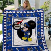 Mickey Mouse Quilt Blanket Mickey Mouse Police Customizable Badge Number 3d Quilt Blanket Blanket Home Decor Gift 1.jpeg - demo10