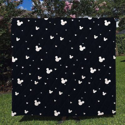 Mickey Mouse Quilt Blanket, Mickey Quilt Blanket - Blanket Home Decor Gift