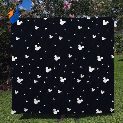 Mickey Mouse Quilt Blanket, Mickey Quilt Blanket - Blanket Home Decor Gift