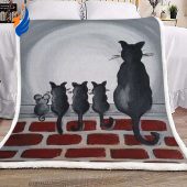 Mickey Mouse Quilt Blanket Moonlight Black Cats And A Mouse Sherpa Fleece Blanket Blanket Home Decor Gift.jpeg - demo10