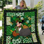 Mickey Mouse Quilt Blanket Saint Patricks Day Mickey Mouse 3d Quilt Blanket Blanket Home Decor Gift 1.jpeg - demo10