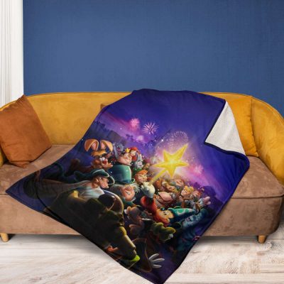 Mickey Mouse Sherpa Fleece Quilt Blanket BL1318 - Blanket Home Decor Gift