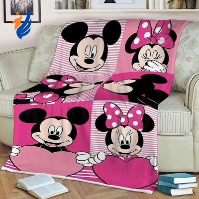 Mickey Mouse Sherpa Fleece Quilt Blanket BL1326 - Blanket Home Decor Gift