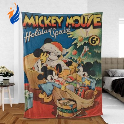 Mickey Mouse Sherpa Fleece Quilt Blanket BL1337 - Blanket Home Decor Gift