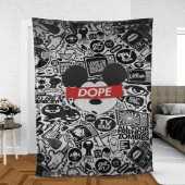 Mickey Mouse Sherpa Fleece Quilt Blanket Bl1490 Blanket Home Decor Gift 4.gif - demo10