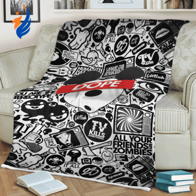 Mickey Mouse Sherpa Fleece Quilt Blanket BL1490 - Blanket Home Decor Gift