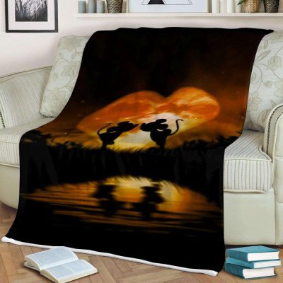 Mickey Mouse Sherpa Fleece Quilt Blanket BL1754 - Blanket Home Decor Gift