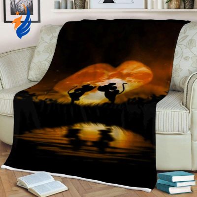 Mickey Mouse Sherpa Fleece Quilt Blanket BL1754 - Blanket Home Decor Gift