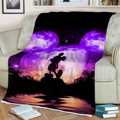 Mickey Mouse Sherpa Fleece Quilt Blanket BL1755 - Blanket Home Decor Gift