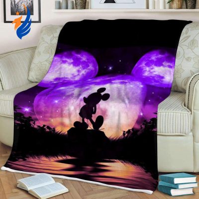 Mickey Mouse Sherpa Fleece Quilt Blanket BL1755 - Blanket Home Decor Gift