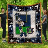 Mickey Ncaa Auburn Tigers Great Combined Quilt Blanket Ncaa Auburn Tigers Mickey Mouse Quilt Bedding Set Blanket Home Decor Gift 1.jpeg - demo10