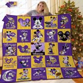 Minnesota Vikings Disney Mickey Mouse Quilt Blanket Nfl Minnesota Vikings Mickey Mouse Quilt Bedding Set Blanket Home Decor Gift 1.jpeg - demo10