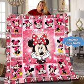 Minnie Mouse Quilt Fleece Disney Blanket Perfect Birthday Gift For Mickey And Minnie Fans Blanket Home Decor Gift 1.jpeg - demo10