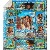 Moana Princess Disney Quilt Fleece Blanket 3 Tshirt - demo10