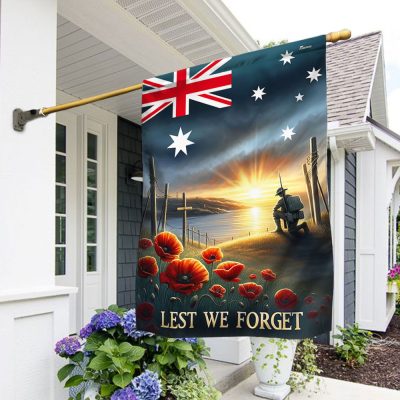 FLAGWIX Anzac Day Australian Veteran Lest We Forget Flag MLN2466F - Flagwix FLAGWIX Anzac Day Australian Veteran Lest We Forget Flag MLN2466F - Flagwix