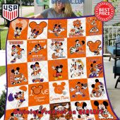 Ncaa Clemson Tigers Math Disney Mickey Quilt Blanket Blanket Home Decor Gift 1.jpeg - demo10