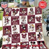 Ncaa Florida State Seminoles Math Disney Mickey Quilt Blanket Blanket Home Decor Gift 1.jpeg - demo10