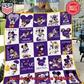 Ncaa Lsu Tigers Math Disney Mickey Quilt Blanket Blanket Home Decor Gift 1.jpeg - demo10