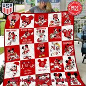 Ncaa Nc State Wolfpack Math Disney Mickey Quilt Blanket Heroine - demo10