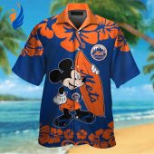 New York Mets & Mickey Mouse Hawaiian Shirt: A Perfect Blend of Sports and Disney Magic!