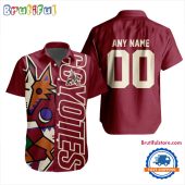 NHL Arizona Coyotes New Design Hawaiian Shirt, Hockey Team Button Shirt