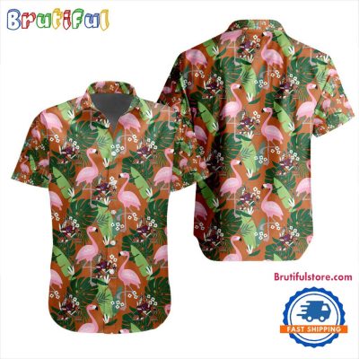 NHL Arizona Coyotes Special Flamingo Hawaiian Design Button Shirt