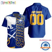 NHL Buffalo Sabres New Design Hawaiian Shirt, Hockey Team Button Shirt