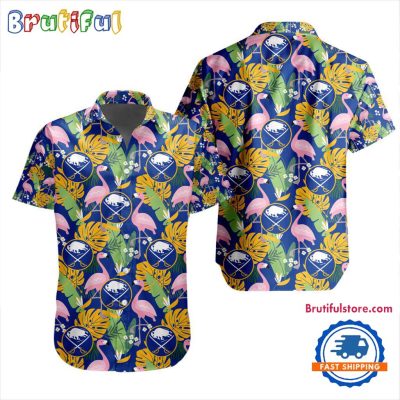 NHL Buffalo Sabres Special Flamingo Hawaiian Design Button Shirt