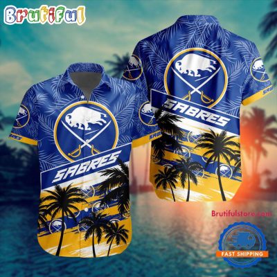 NHL Buffalo Sabres Special Palm Tree Hawaiian Button Shirt