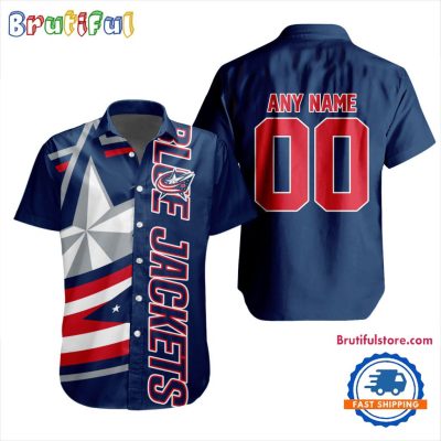 NHL Columbus Blue Jackets New Design Hawaiian Shirt, Hockey Team Button Shirt NHL Columbus Blue Jackets New Design Hawaiian Shirt, Hockey Team Button Shirt