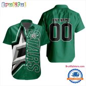NHL Dallas Stars New Design Hawaiian Shirt, Hockey Team Button Shirt