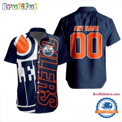 NHL Edmonton Oilers New Design Hawaiian Shirt, Hockey Team Button Shirt