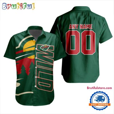 NHL Minnesota Wild New Design Hawaiian Shirt, Hockey Team Button Shirt