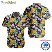 NHL Nashville Predators Special Flamingo Hawaiian Design Button Shirt