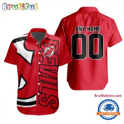 NHL New Jersey Devils New Design Hawaiian Shirt, Hockey Team Button Shirt