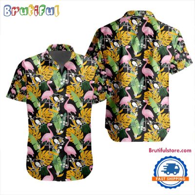 NHL Pittsburgh Penguins Special Flamingo Hawaiian Design Button Shirt